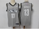 Jordan Brooklyn Nets #13 James Harden Gray Jersey