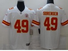 Kansas City Chiefs #49 Daniel Sorensen White Limited Football Jersey