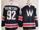 Adidas Washington Capitals #92 Evgeny Kuznetsov Blue Retro Jersey