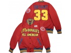 Kobe Bryant #33 Red McDonald's All Aamerican High School Basketball Jacket