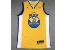 Golden State Warriors #30 Stephen Curry Yellow The Bay Jersey