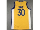 Golden State Warriors #30 Stephen Curry Yellow The Bay Jersey