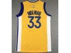 Golden State Warriors #33 James Wiseman Yellow The Bay Jersey