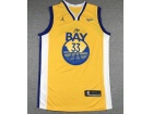 Golden State Warriors #33 James Wiseman Yellow The Bay Jersey