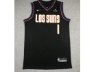 Phoenix Suns #1 Devin Booker Black Jersey