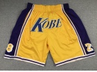 Los Angeles Lakers Yellow Kobe 8/24 Just Don Shorts