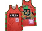 Marty Mar #23 Red Martin Basketball Jersey