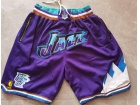 Utah Jazz Purple Classic Just Don Shorts