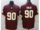 Washington Redskins #90 Montez Sweat Red Vapor Limited Jersey