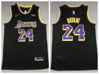 Nike Los Angeles Lakers #24 Kobe Bryant Black 2021 Earned Jersey