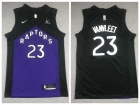 Toronto Raptors #23 Fred Vanvleet Purple/Black 2021 Earned Jersey