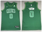 Nike Boston Celtics #0 Jayson Tatum Green 2021 Earned Jersey