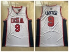 Team USA #9 Vince Carter Whtie 2000 Basketball Jersey