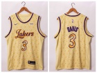 Nike Los Angeles Lakers #3 Anthony Davis 2021 Cream Jersey