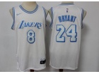 Los Angeles Lakers #8/24 Kobe Bryant White 2021 City Jersey