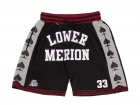 Lower Merion #33 Kobe Bryant Black Throwback Shorts