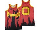 Rampage The Vide Game #0 Red Basketball Jersey