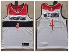 Nike Washington Wizards #4 Russell WestbrookJersey White Jersey