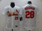 Nike St. Louis Cardinals #28 Nolan Arenado White Flexbase Jersey