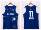 Jordan Brooklyn Nets #11 Kyrie Irving Blue 2021 All Star Jersey