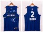 Jordan Los Angeles Clippers #2 Kawhi Leonard Blue 2021 All Star Jersey