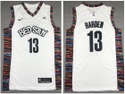 Nike Brooklyn Nets #13 James Harden White 2020 City Jersey