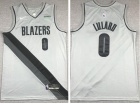 Nike Portland Trail Blazers #0 Damian Lillard Grey 2021 Earned Jersey