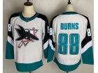 Adidas San Jose Sharks #88 Brent Burns White Retro Jersey