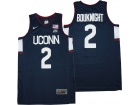 UConn Huskies #2 James Bouknight Navy Blue Basketball Jersey