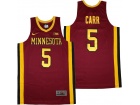 Minnesota Golden Gophers #5 Marcus Carr Red Gophers Basketball Jersey