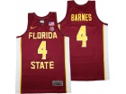 Florida State Seminoles #4 Scottie Barnes Red Basketball Jersey