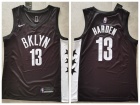 Nike Brooklyn Nets #13 James Harden BKLYN Black Jersey