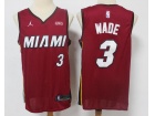 Nike Miami Heat #3 Dwyane Wade Red 2021 Jersey