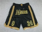 Los Angeles Lakers Mamba 8/24 Black Just Don Shorts