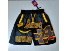 Los Angeles Lakers Kobe Bryant Black Commemorate 24 Throwback Shorts