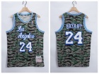 Los Angeles Lakers #24 Kobe Bryant Green Tiger Camo Hardwood Classics Jersey