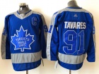 Adidas Toronto Maple #91 John Tavares Blue Retro Jersey