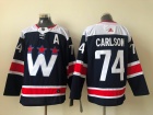 Adidas Washington Capitals #74 John Carlson Blue Retro Jersey