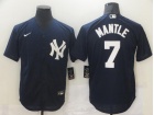 Nike New York Yankees #7 Mickey Mantle Blue Cool Base Jersey