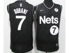 Nike Brooklyn Nets #7 Kevin Durant Black 2021 Earned Jersey