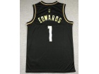 Nike Minnesota Timberwolves #1 Anthony Edwards Black Golden Jersey