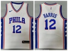 Nike Philadelphia 76ers #12 Tobias Harris White Jersey