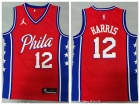 Jordan Philadelphia 76ers #12 Tobias Harris Red Jersey