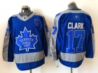 Adidas Toronto Maple Leafs #17 Wendel Clark Blue Retro Jersey