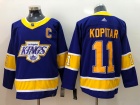 Adidas Los Angeles Kings #11 Anze Kopitar Purple Retro Jersey