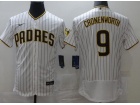 Nike San Diego Padres #9 Jake Cronenworth White Flexbase Jersey