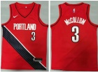 Nike Portland Trail Blazers #3 CJ McCollum Red 2019-20 City Jersey