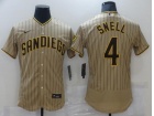 Nike San Diego Padres #4 Blake Snell Grey Flexbase Jersey