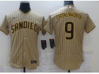 Nike San Diego Padres #9 Jake Cronenworth Grey Flexbase Jersey