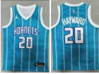 Charlotte Hornets #20 Gordon Hayward Teal Jersey